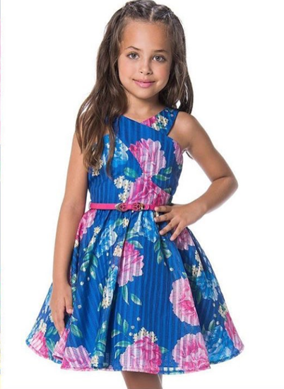 Imagem de Vestido Petit Cherie Tela Azul