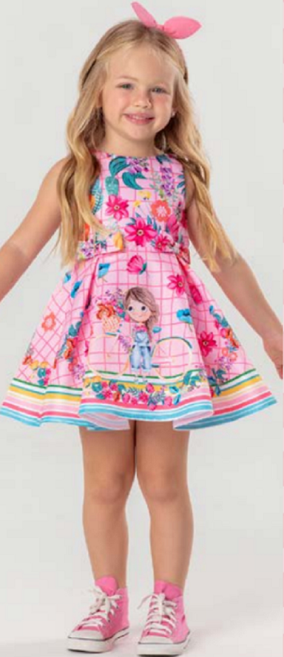 vestido infantil boneca