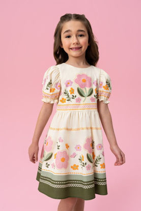 Imagem de VESTIDO INVERNO FLORES MONSUCRÉ